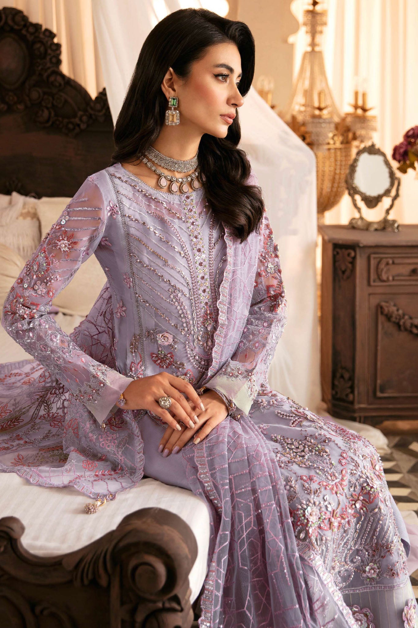Ramsha Unstitched 3 Piece Wedding Vol-03 Collection'2025-H-305