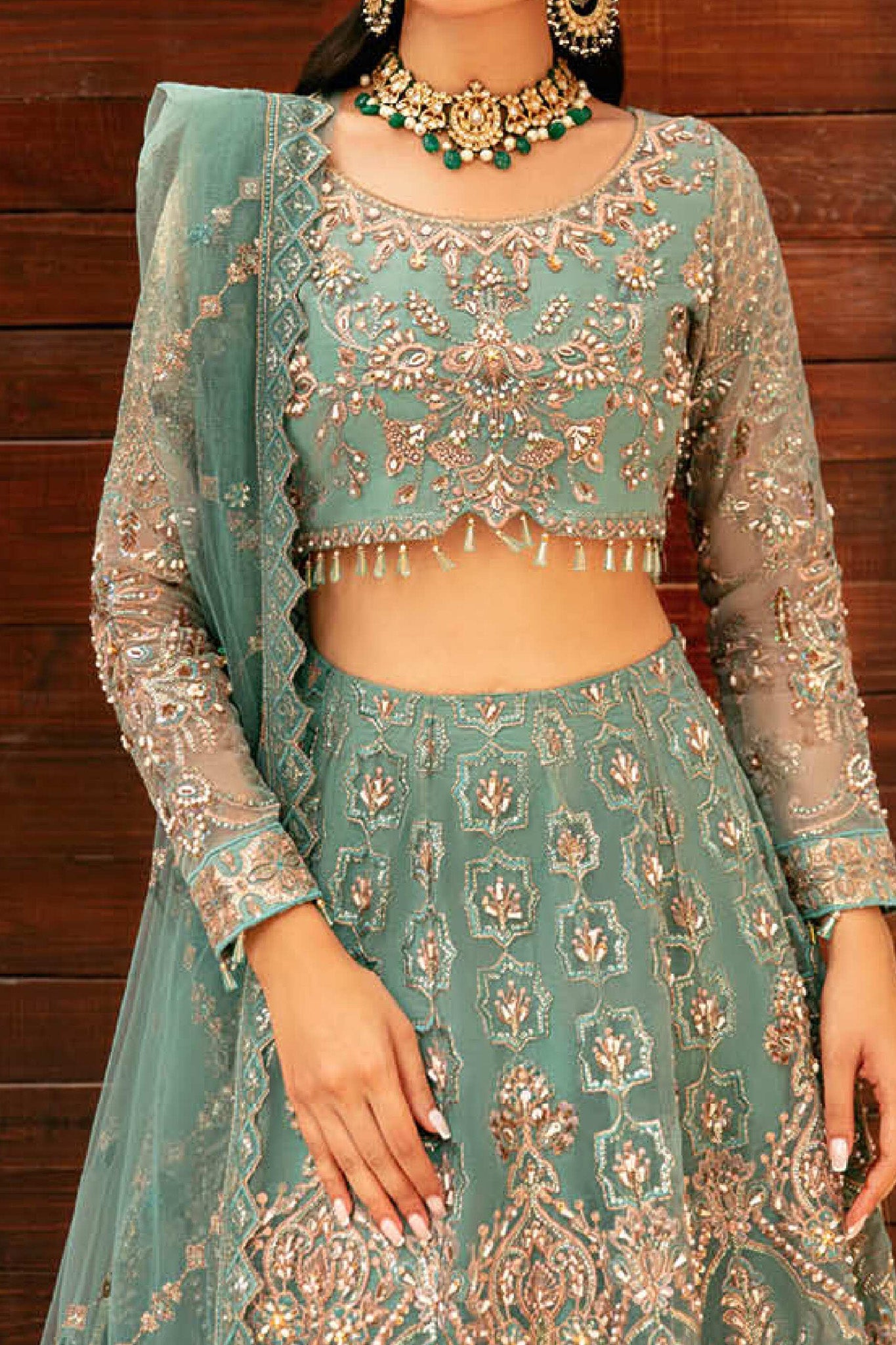 Ramsha Unstitched 3 Piece Luxury Festive Wedding Vol-04 Collection'2024-HA-403