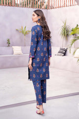 Hey Day by Esra Stitched 2 Piece Summer Printed Lawn Collection'2023-HD-07-Blue