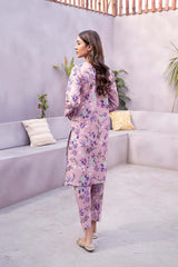Hey Day by Esra Stitched 2 Piece Summer Printed Lawn Collection'2023-HD-09-Pink