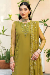 Arzou By Zarif Unstitched 3 Piece Hand Emb Formals Collection'2025-HW-06-Jean
