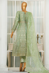 Jashn By HZ Stitched 3 Piece Luxury Formals Collection'2025-HZK-206-Zinc