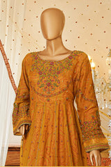 Shaadmaani By HZ Stitched 3 Piece Luxury Formals Collection'2025-HZK-213-Mustard