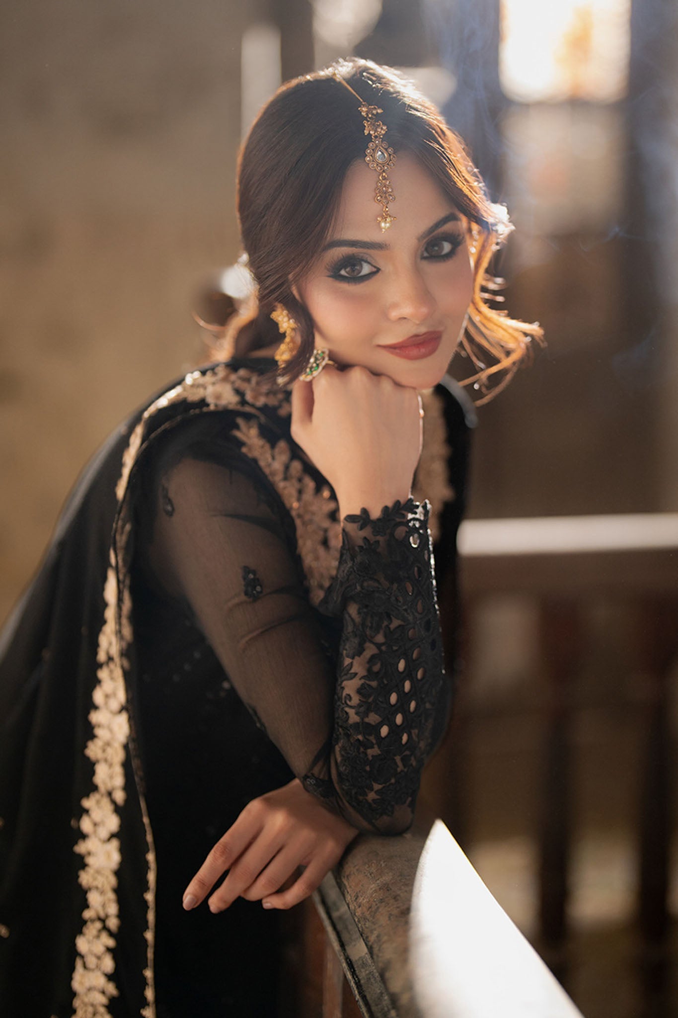 Azure Ensembles Unstitched 3 Piece Festive Formals Collection-I-01311-Midnight Veil