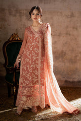 Azure Ensembles Unstitched 3 Piece Festive Formals Collection-I-01353-Dusky Bloom