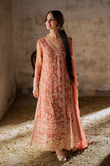 Azure Ensembles Unstitched 3 Piece Festive Formals Collection-I-01353-Dusky Bloom