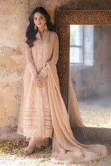 Azure Ensembles Unstitched 3 Piece Festive Formals Collection-I-01365-Ivory Whisper