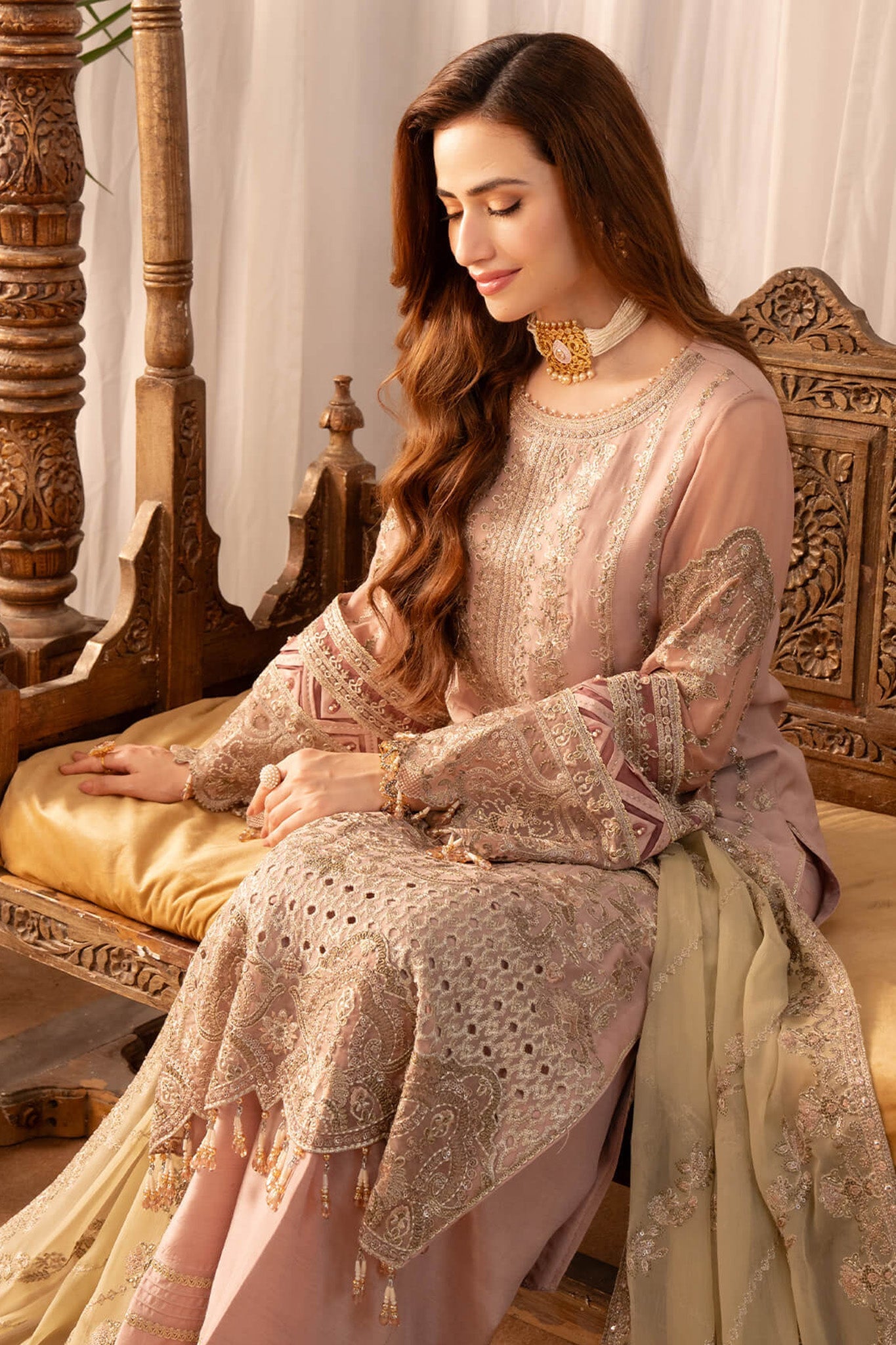 Noor Jahan By Imrozia Unstitched 3 Piece Luxury Chiffon Collection'2024-I-202-Nigar