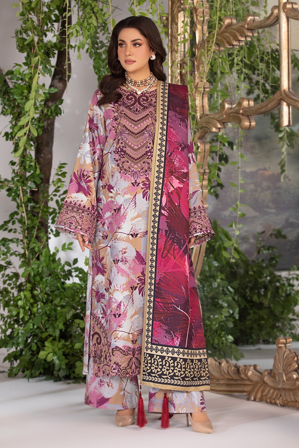 Masakali By Imrozia Stitched 3 Piece Luxe Winter Collection'2025-I.P-78 Abroo
