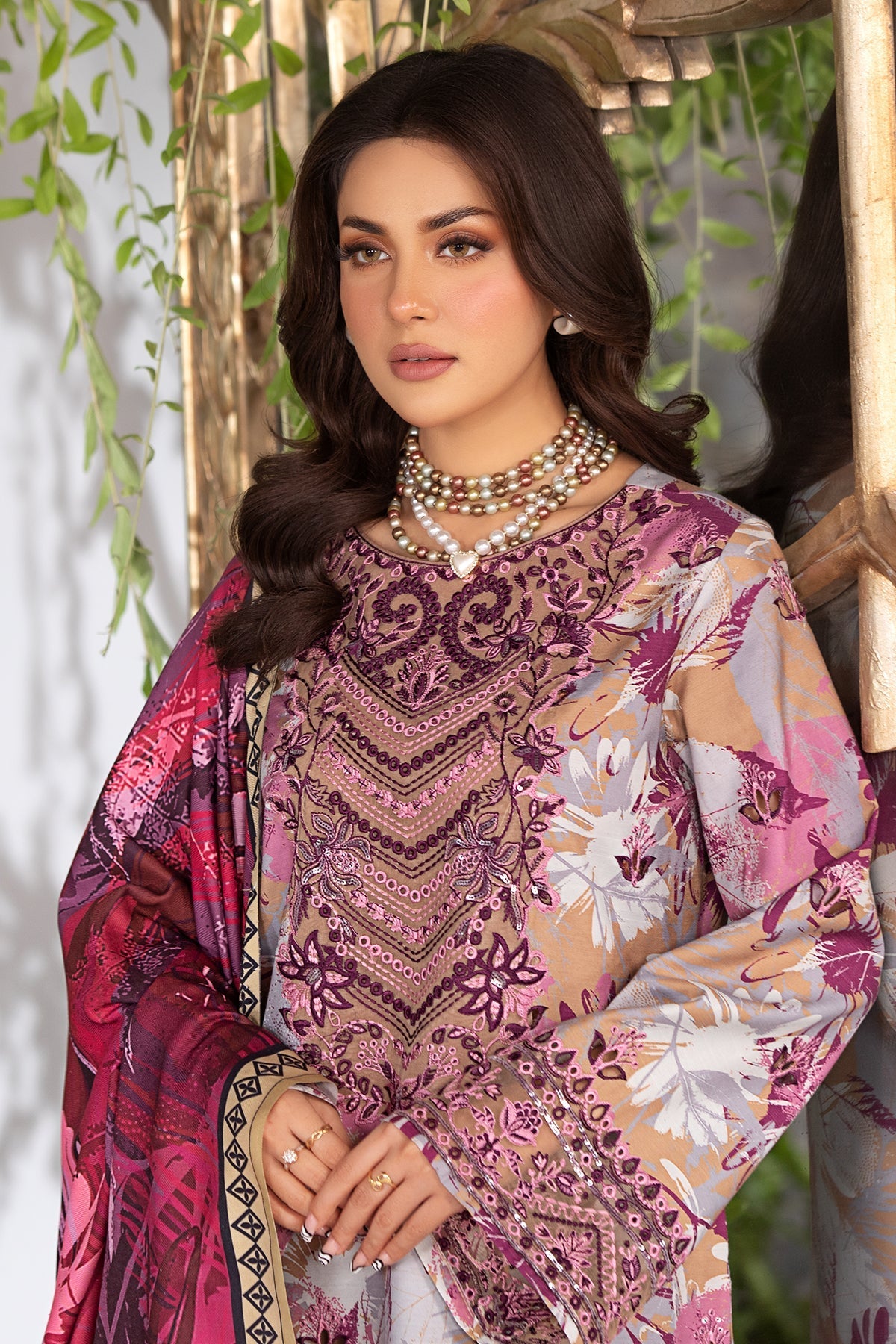 Masakali By Imrozia Stitched 3 Piece Luxe Winter Collection'2025-I.P-78 Abroo