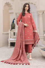 Bella By Imrozia Serene Stitched 3 Piece Winter Collection'2025-I.P-86 Fleur