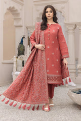 Bella By Imrozia Serene Stitched 3 Piece Winter Collection'2025-I.P-86 Fleur