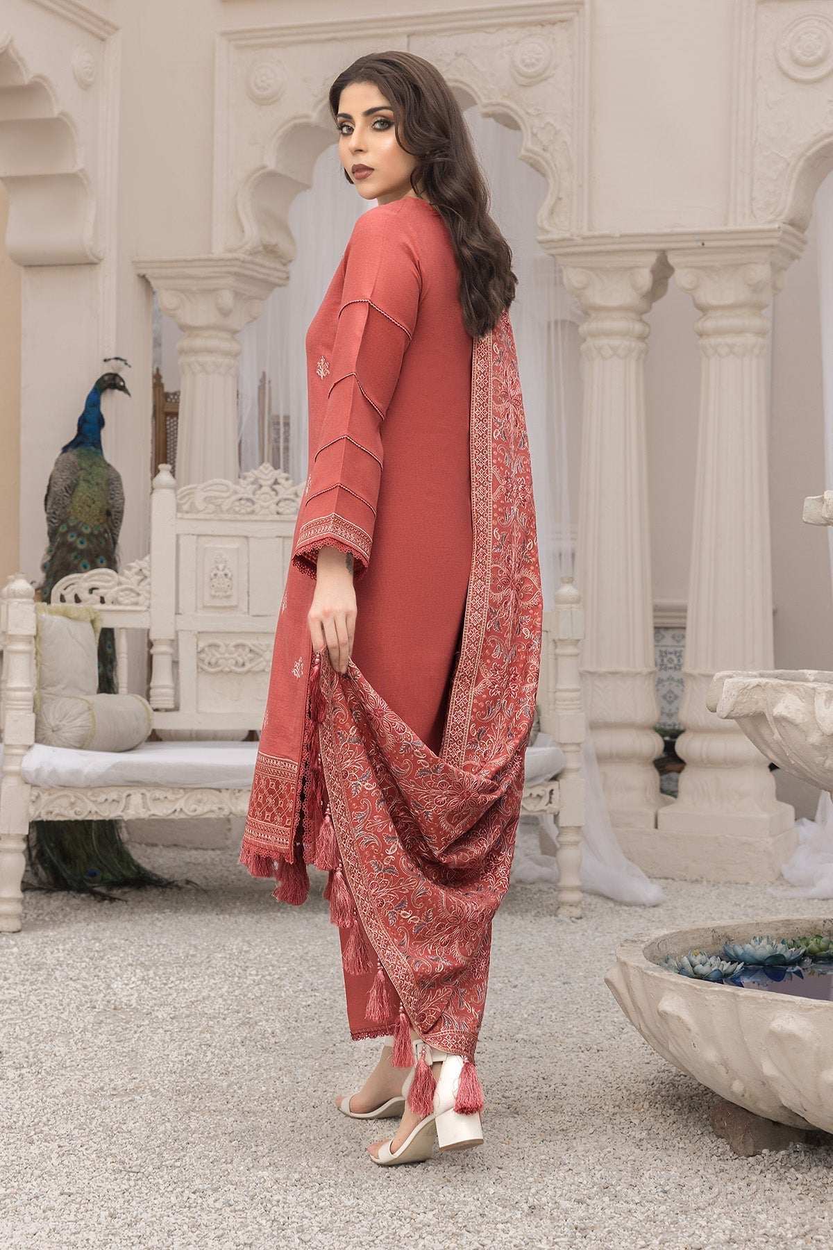 Bella By Imrozia Serene Stitched 3 Piece Winter Collection'2025-I.P-86 Fleur