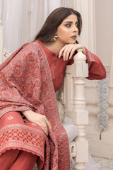Bella By Imrozia Serene Stitched 3 Piece Winter Collection'2025-I.P-86 Fleur