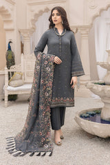 Bella By Imrozia Serene Stitched 3 Piece Winter Collection'2025-I.P-87 Siren