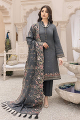 Bella By Imrozia Serene Stitched 3 Piece Winter Collection'2025-I.P-87 Siren