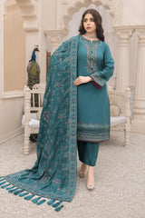 Bella By Imrozia Serene Stitched 3 Piece Winter Collection'2025-I.P-88 Bijou