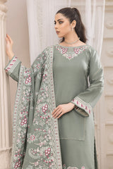 Bella By Imrozia Serene Stitched 3 Piece Winter Collection'2025-I.P-90 Reve