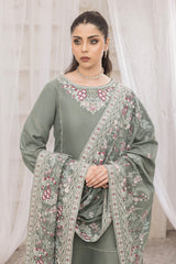 Bella By Imrozia Serene Stitched 3 Piece Winter Collection'2025-I.P-90 Reve