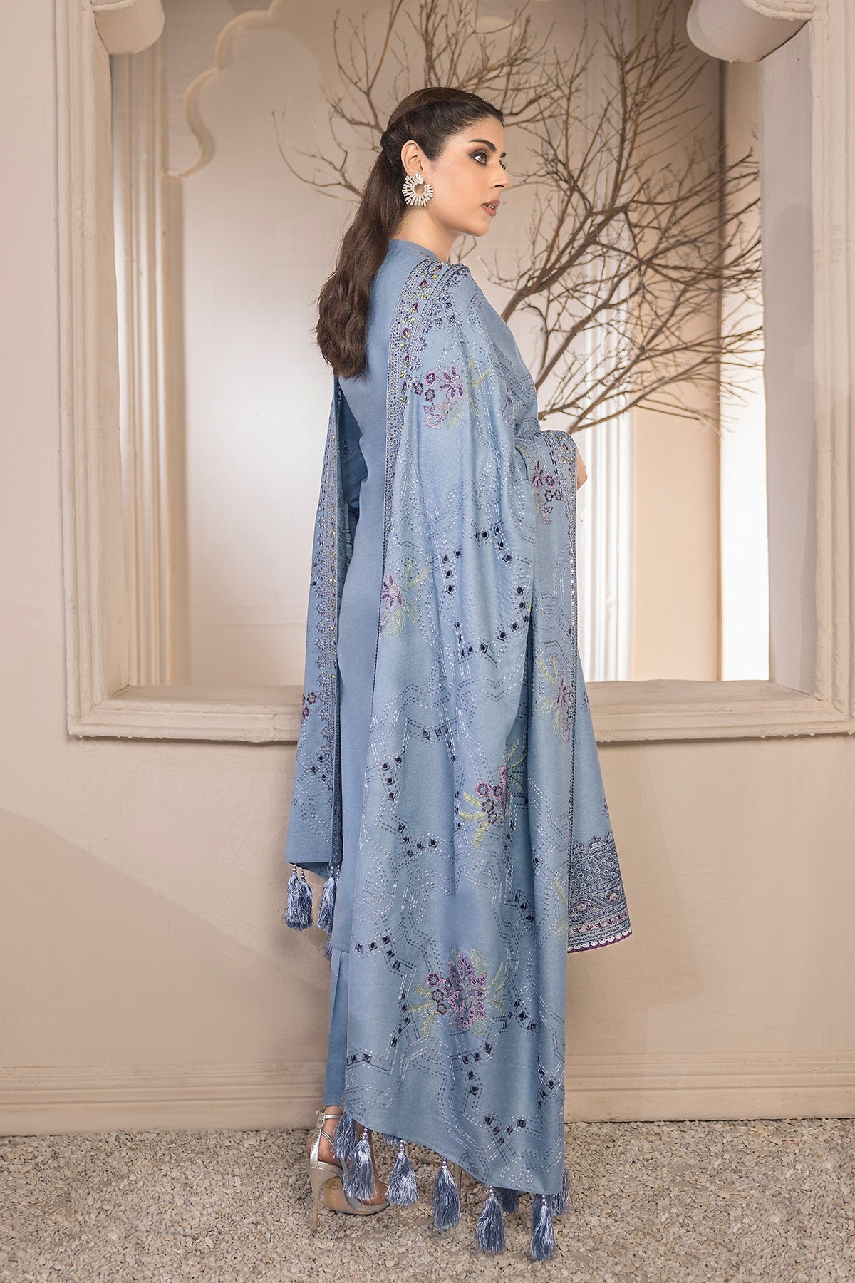 Bella By Imrozia Serene Stitched 3 Piece Winter Collection'2025-I.P-94 Calypso