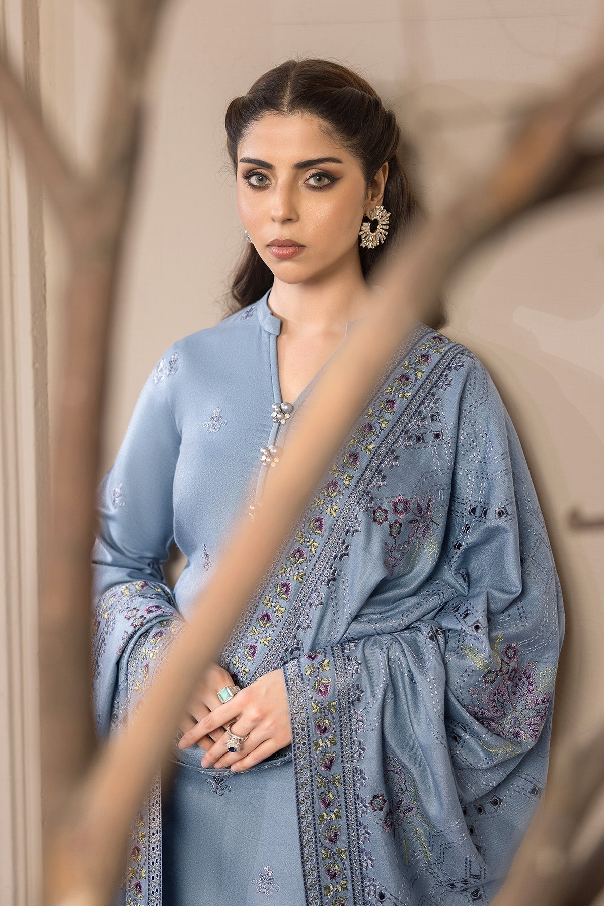 Bella By Imrozia Serene Stitched 3 Piece Winter Collection'2025-I.P-94 Calypso