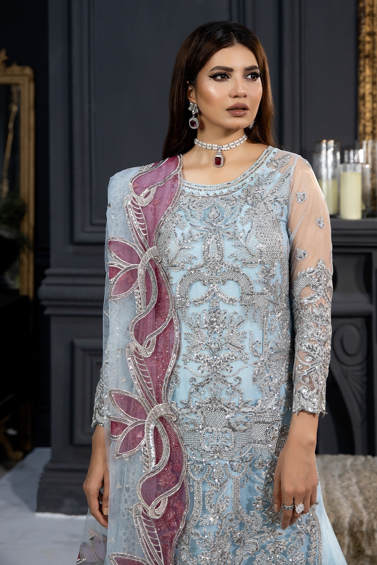 Andaaz E Khaas By Imrozia Unstitched 3 Piece Formals Collection'2025-IB-46 Azeen