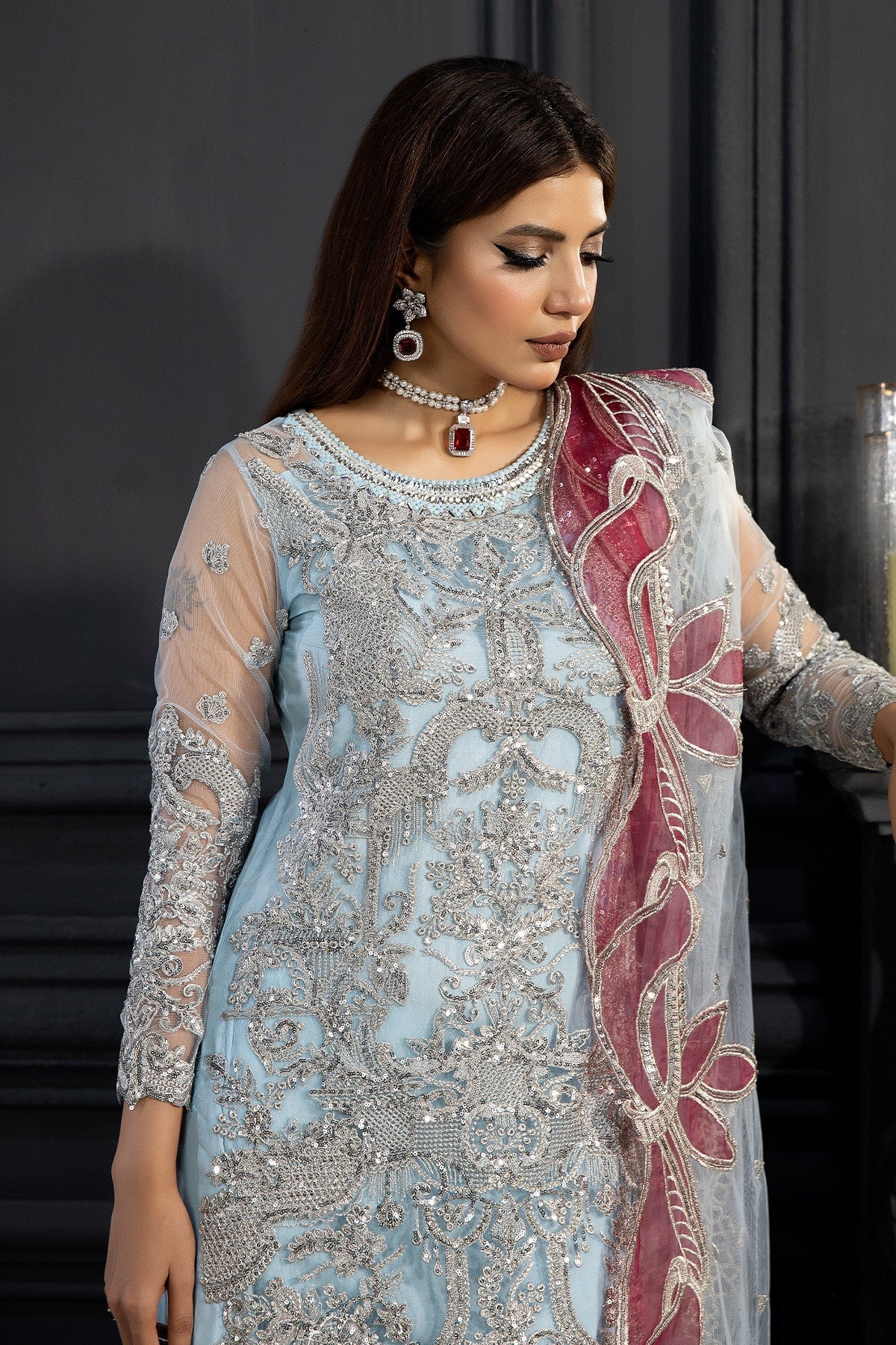 Andaaz E Khaas By Imrozia Unstitched 3 Piece Formals Collection'2025-IB-46 Azeen