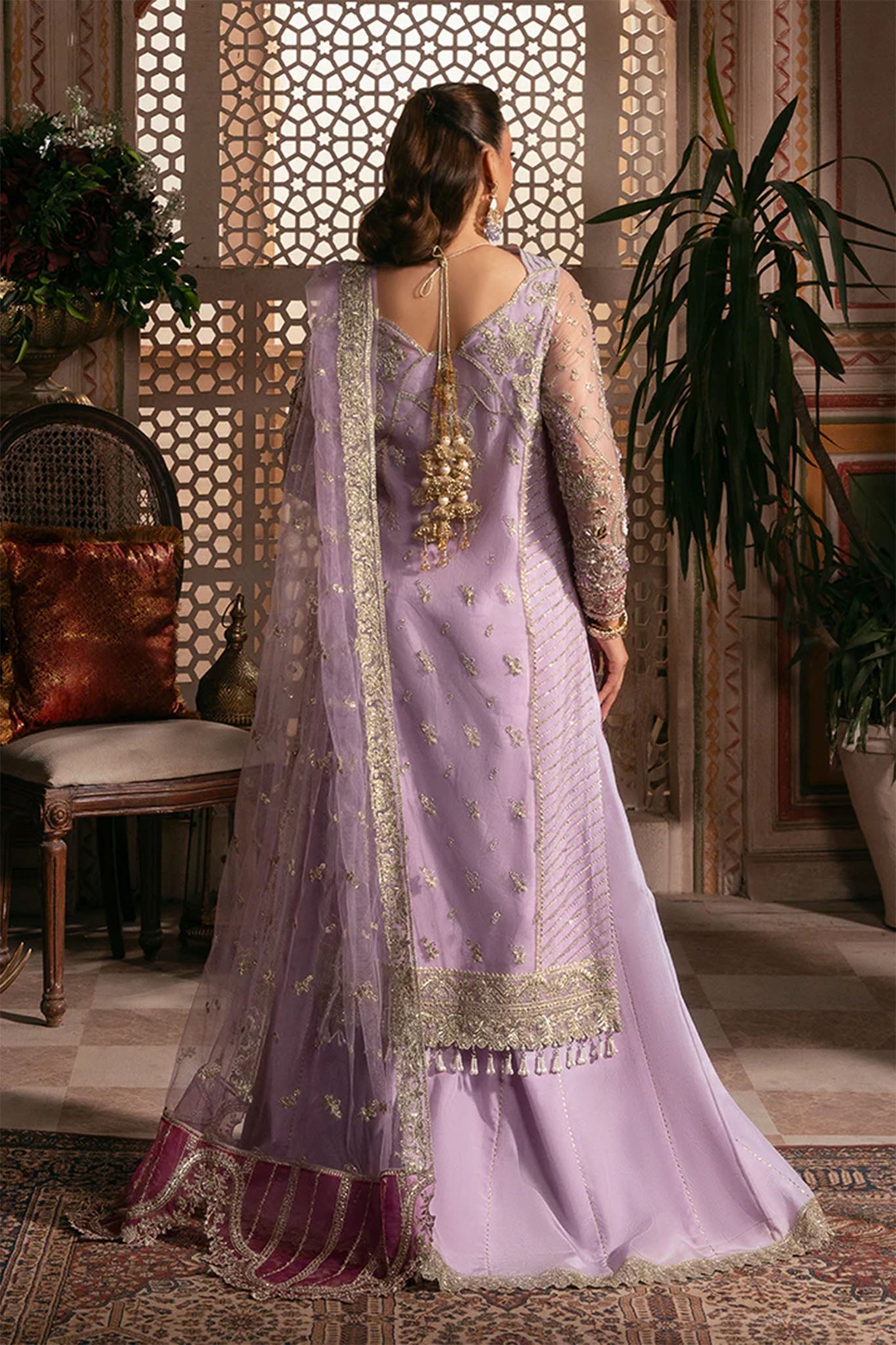 Noor E Naaz By Imrozia Serene Unstitched 3 Piece Luxury Bridal Collection'2025-IB-49-Sunehri