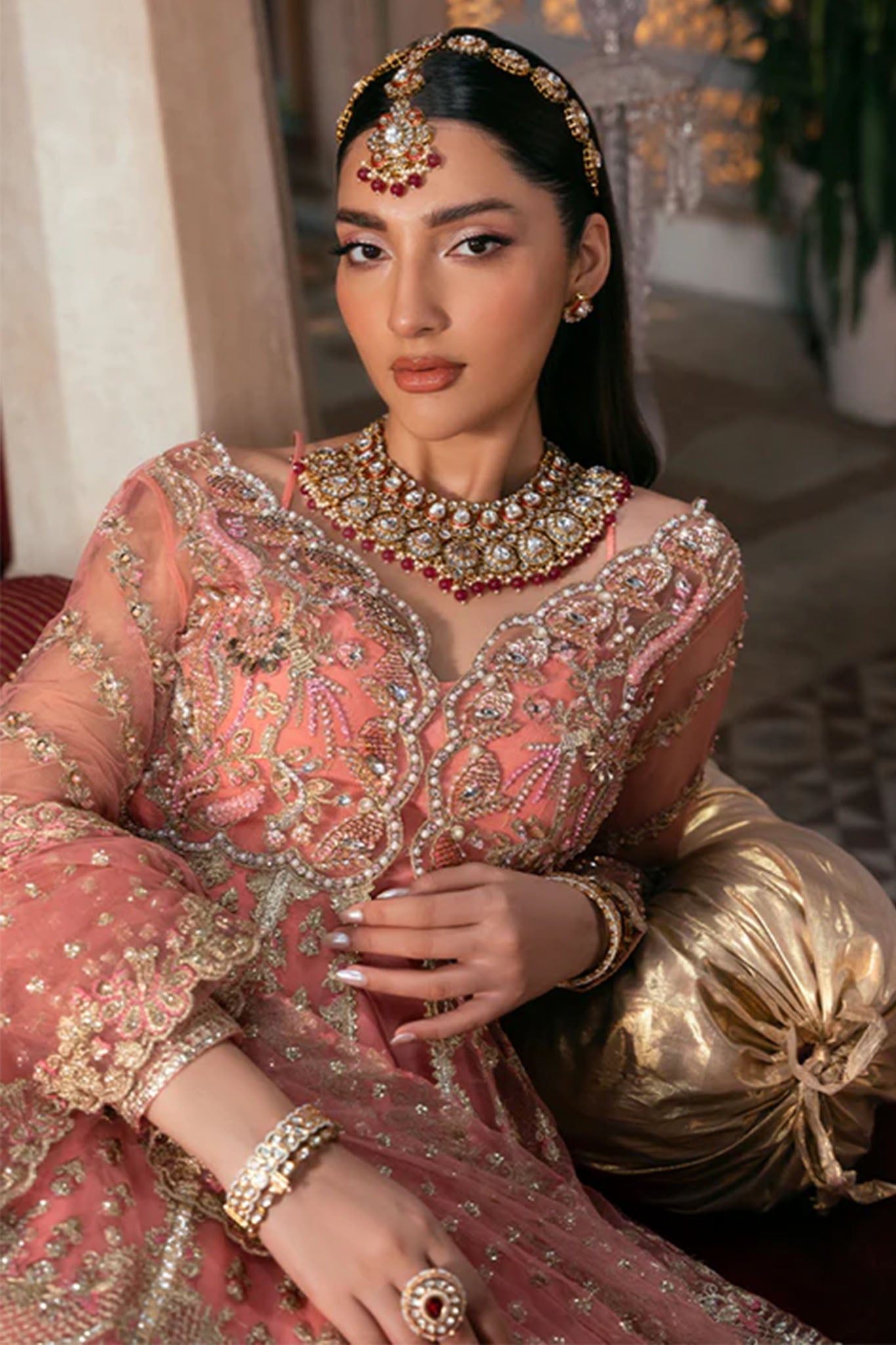 Noor E Naaz By Imrozia Serene Unstitched 3 Piece Luxury Bridal Collection'2025-IB-50-Khushbu