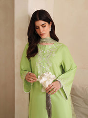 Ayra Solids by Garnet Stitched 3 Piece Collection'2025-Iceberg
