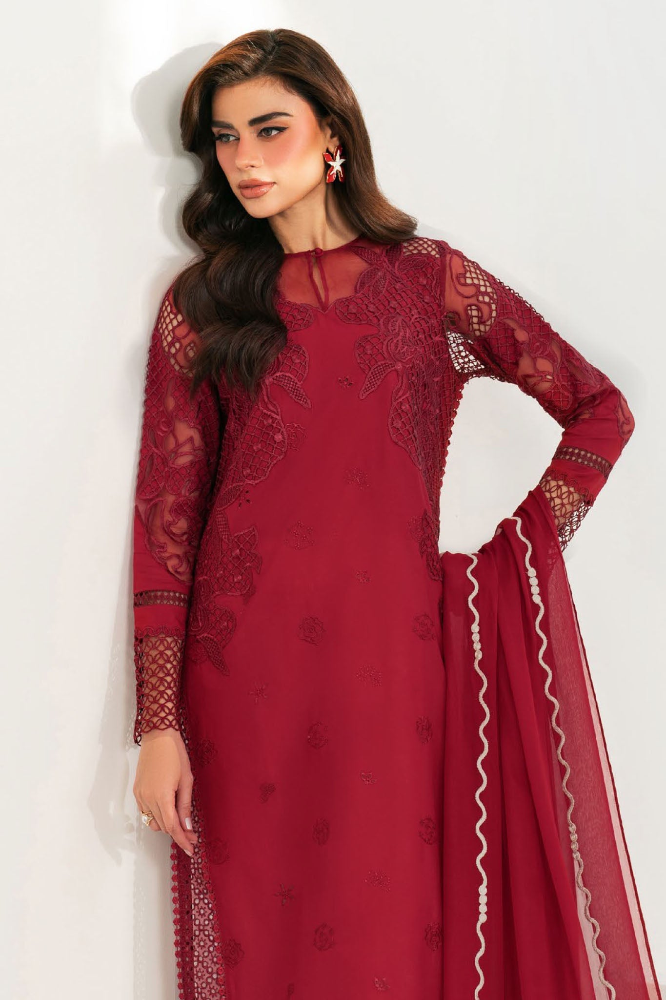 Iznik Unstitched 3 Piece Festive Emb Lawn Collection'2025-IFE-01