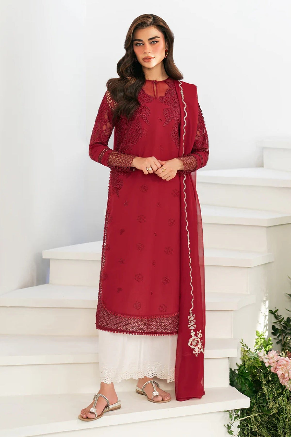 Iznik Unstitched 3 Piece Festive Emb Lawn Collection'2025-IFE-01
