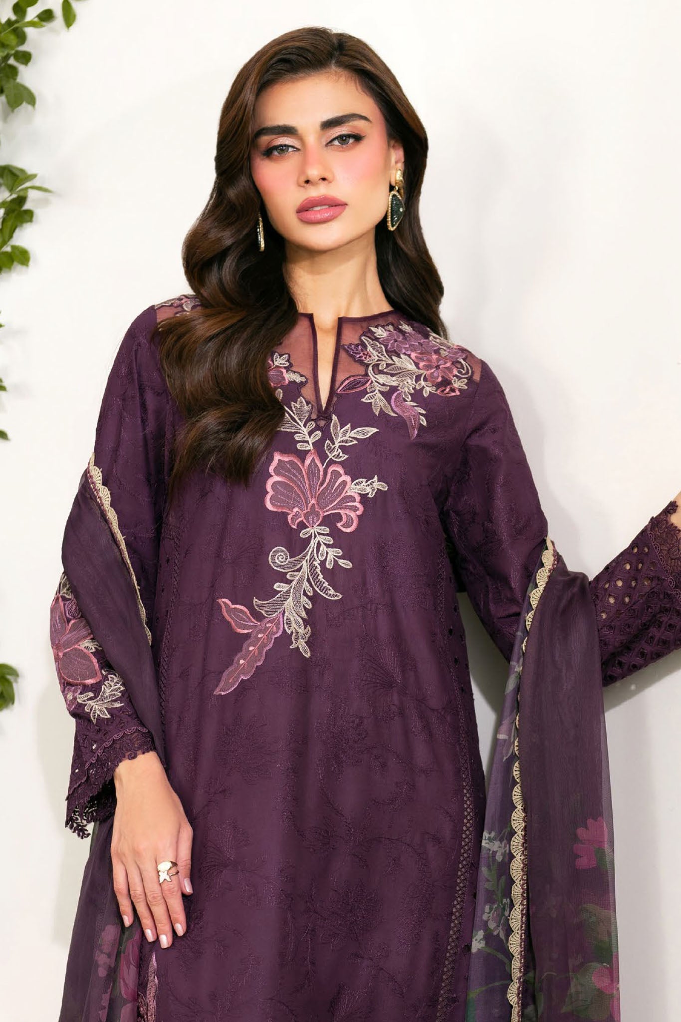 Iznik Unstitched 3 Piece Festive Emb Lawn Collection'2025-IFE-03