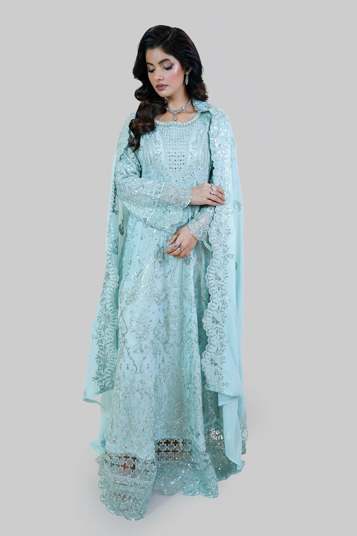 Riwaj By Imrozia Stitched 3 Piece Formals Collection'2025-IM-01 Shabnam