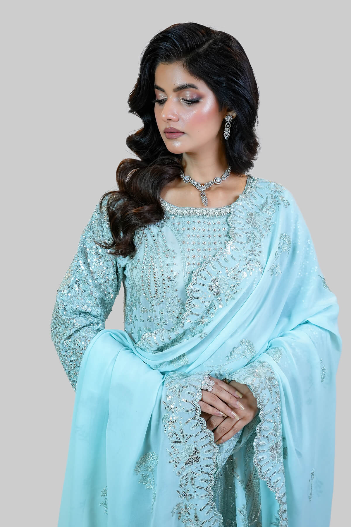 Riwaj By Imrozia Stitched 3 Piece Formals Collection'2025-IM-01 Shabnam