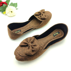 Bustangi Brown Bow Loafers