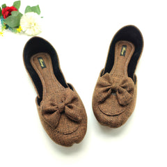 Bustangi Brown Bow Loafers
