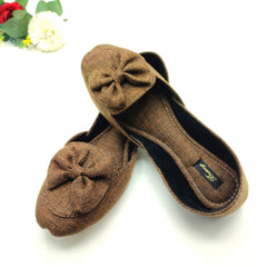 Bustangi Brown Bow Loafers
