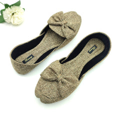 Bustangi Walnut Bow Loafers