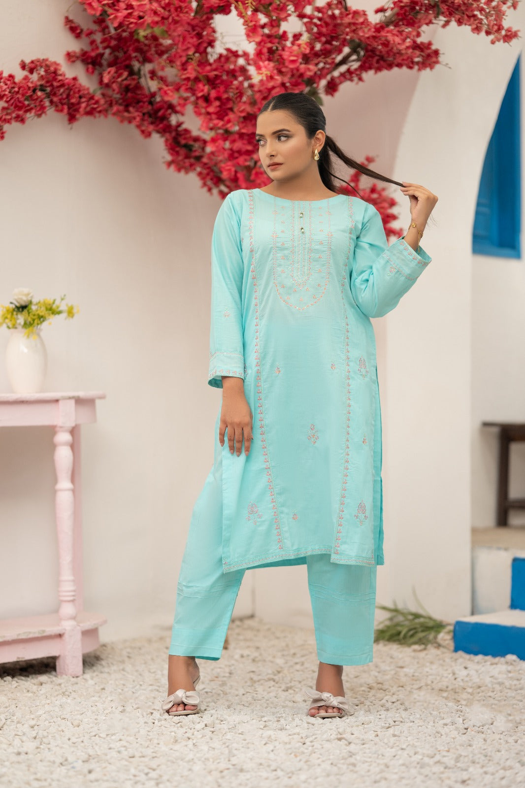 Umer Aayan Blossom 2 Piece Lawn Ready To Wear