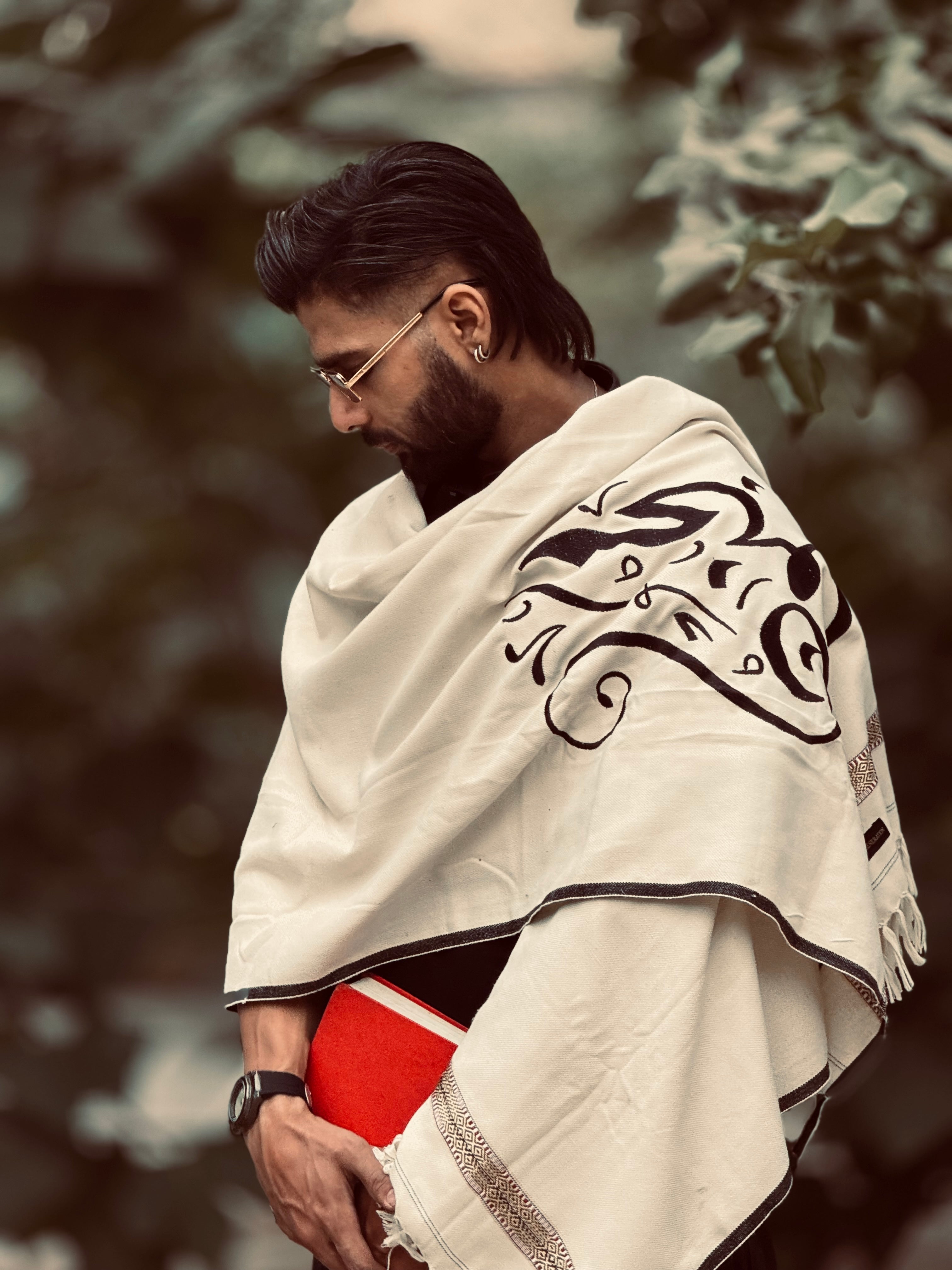 Tng By Md Men Shwal Collection-Majnoon Embroidered Shawl | Boski