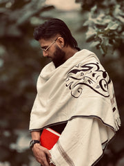 Tng By Md Men Shwal Collection-Majnoon Embroidered Shawl | Boski
