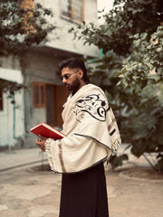 Tng By Md Men Shwal Collection-Majnoon Embroidered Shawl | Boski