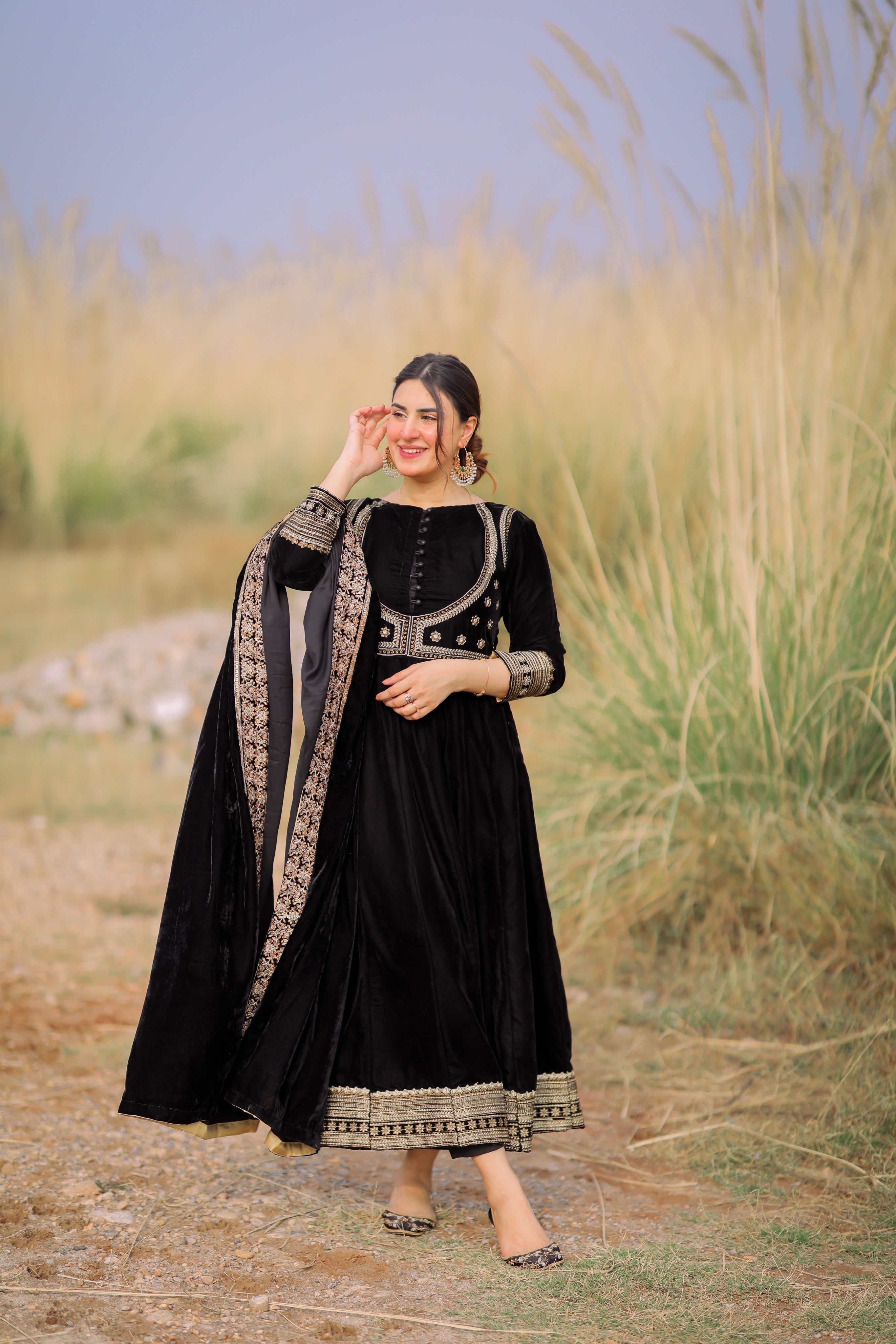 Velvet By Mannat Clothing Stitched Collection-Chandni Raat-Aaniat
