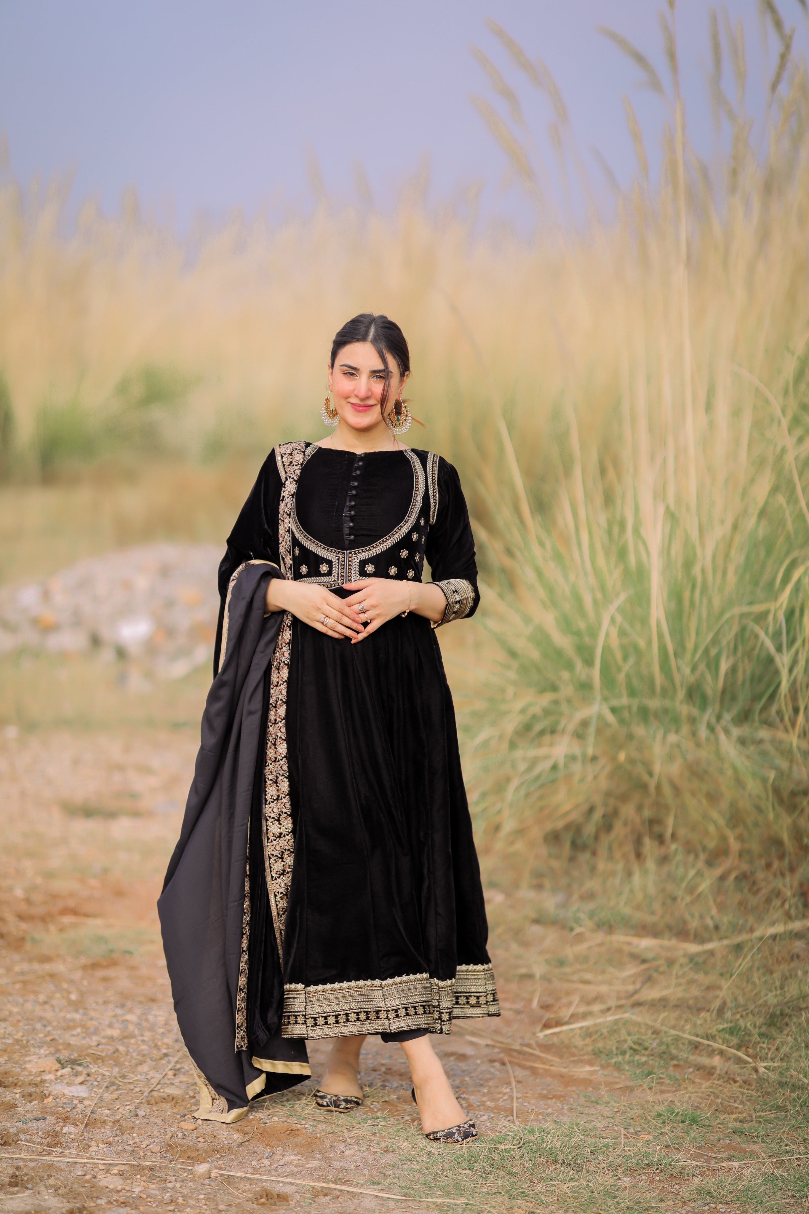 Velvet By Mannat Clothing Stitched Collection-Chandni Raat-Aaniat
