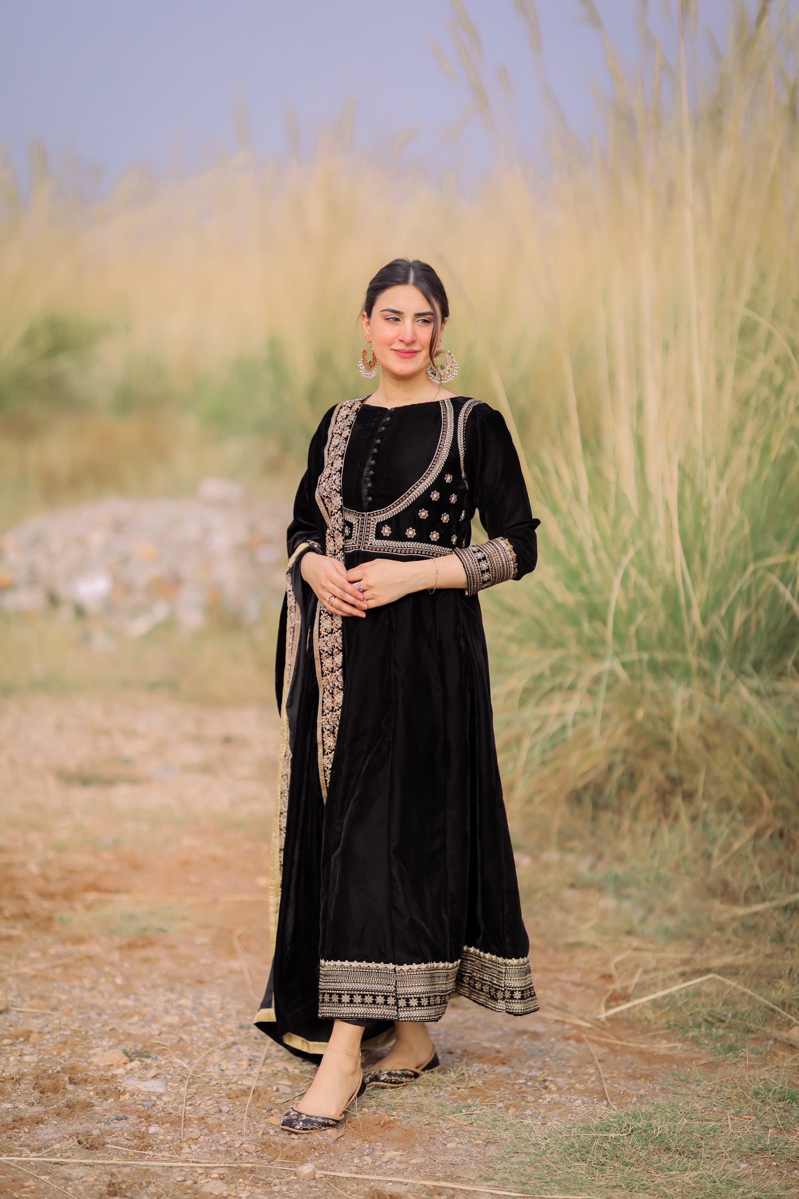 Velvet By Mannat Clothing Stitched Collection-Chandni Raat-Aaniat