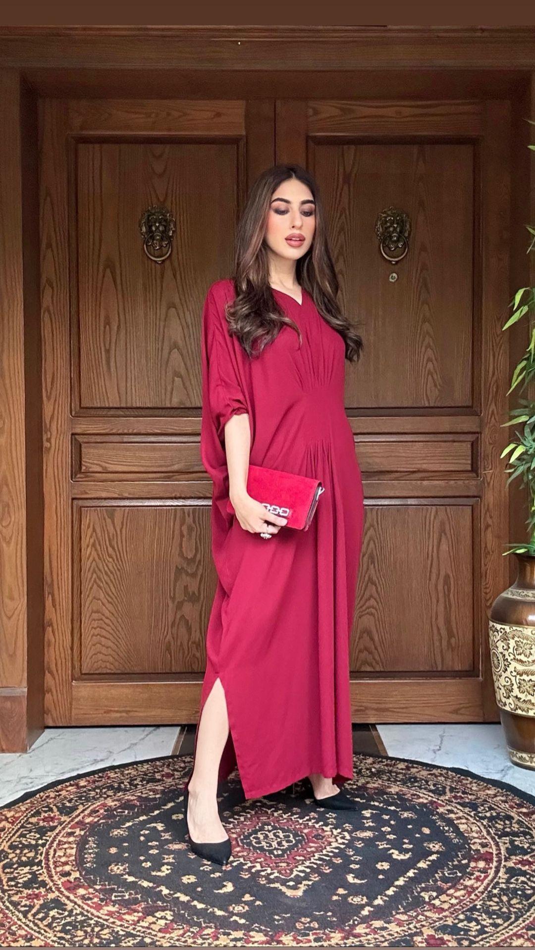Manahils Stitched Kaftan