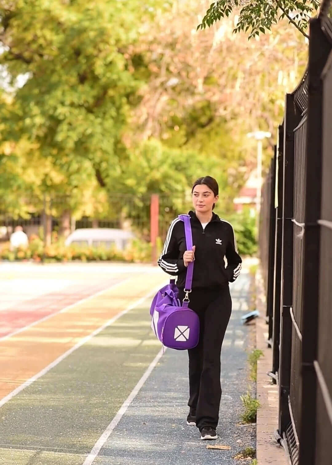 DUFFEL BAG PURPLE - LEFTOVER - Bag X