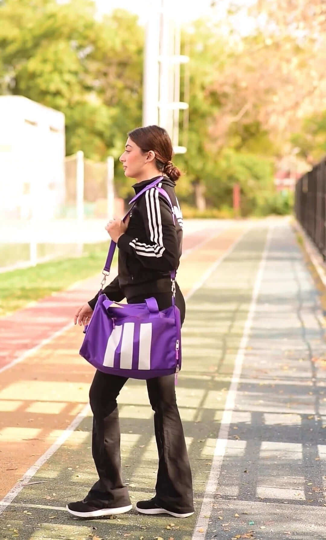 DUFFEL BAG PURPLE - LEFTOVER - Bag X