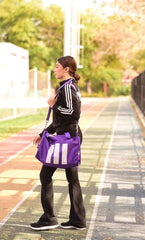 DUFFEL BAG PURPLE - LEFTOVER - Bag X
